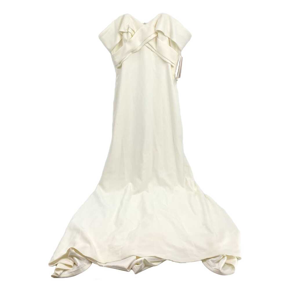 Theia Ivory Blake Off the Shoulder Wedding Dress | Size 12